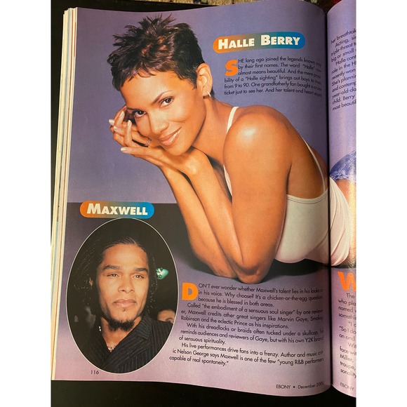 Ebony Magazine, December 2000, Cover Feature Story Toni Braxton - Picture 11 of 14